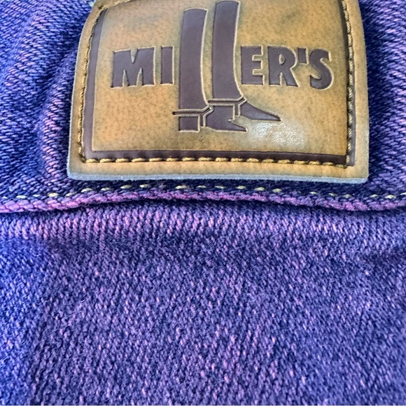 Vintage Miller's Jeans Purple Acid Wash Equestrian Western Mom Jeans Size 26 - Picture 7 of 14